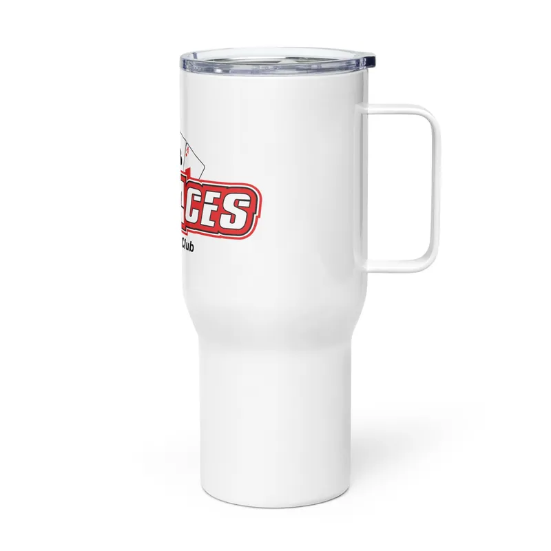 4 Aces Club Travel mug with Handle - Race Desert