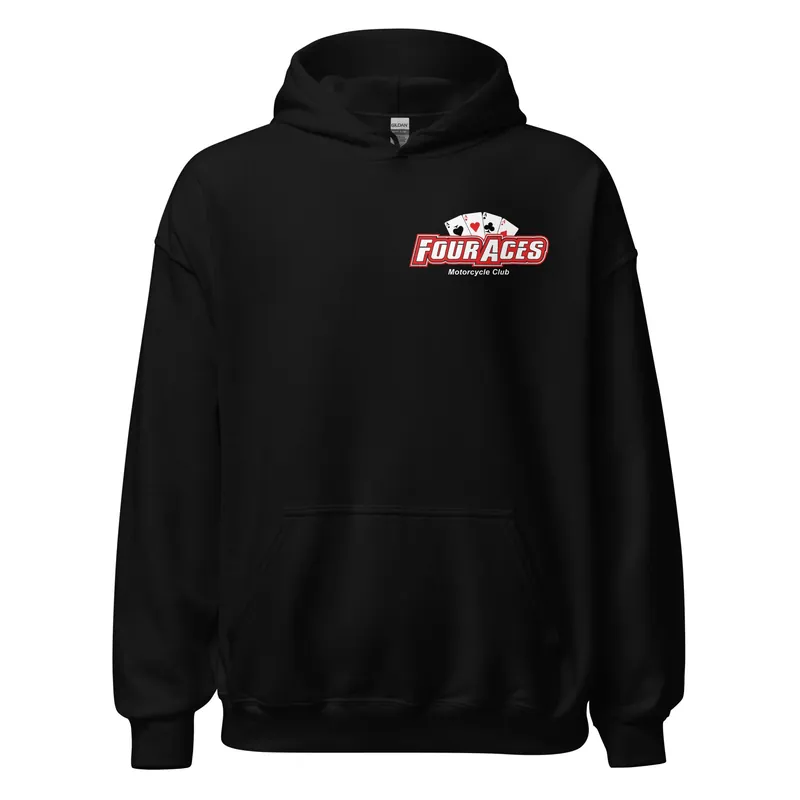 4 Aces Black Adult Club Hoodie - Race Desert