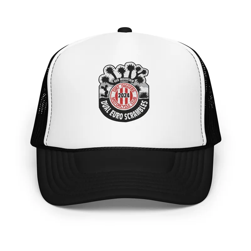 Dirt Diggers 2024 Dual Euro Scrambles Event Trucker Hat - Race Desert