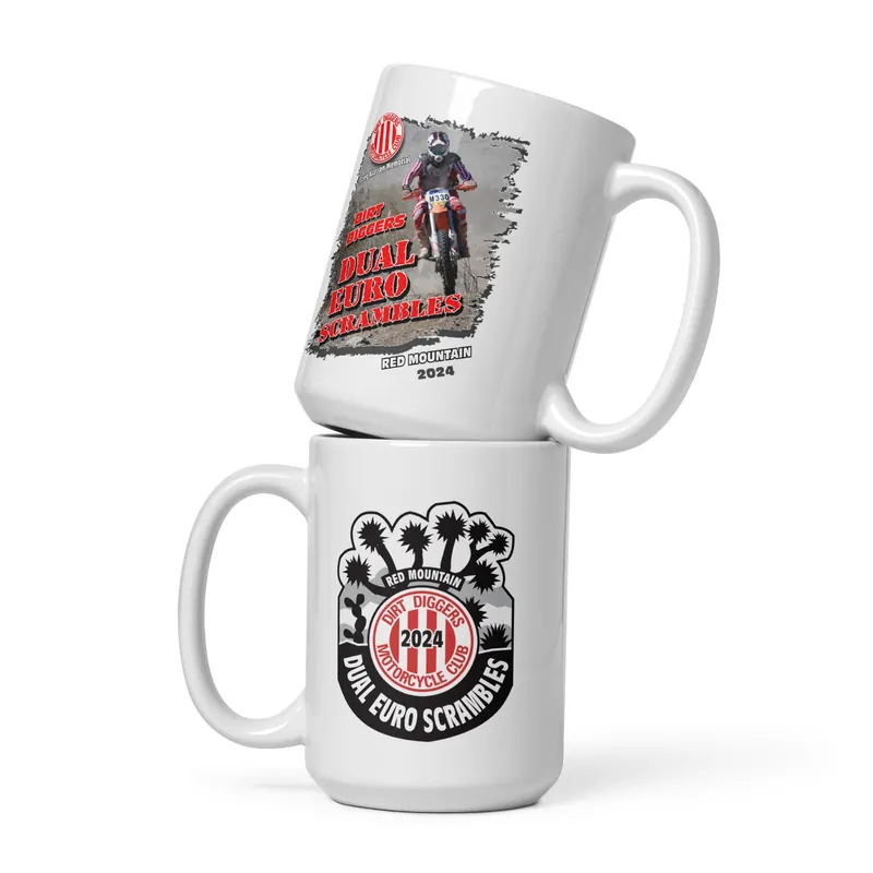 Dirt Diggers 2024 Dual Euro Scrambles Commemorative Mug - Race Desert