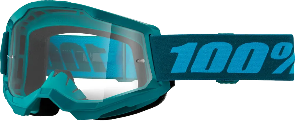 100% Strata 2 Goggle Stone Clear Lens - LiveTheGnar