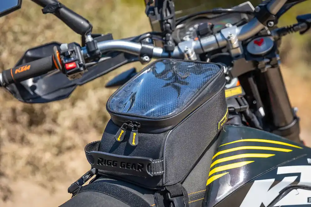 Nelson-Rigg Trails End Lite Tank Bag - Black