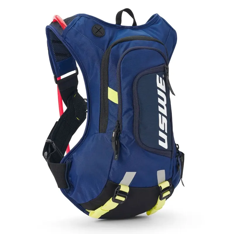 USWE Moto Hydro 12L Factory Blue Hydration Pack PNP Tube - LiveTheGnar