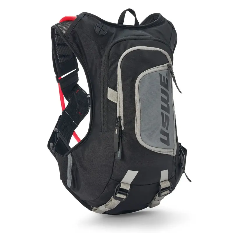 USWE Moto Hydro 8L Black Carbon Hydration Pack PNP Tube - LiveTheGnar