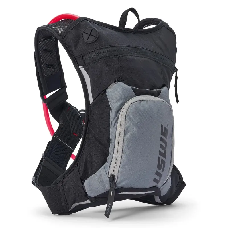 USWE Moto Hydro 3L Black Carbon Hydration Pack PNP Tube - LiveTheGnar