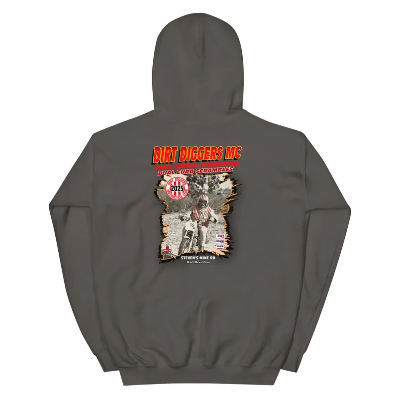 Adult Dirt Diggers 2025 Dual Euro Scrambles Event Hoodie - Race Desert