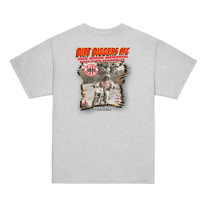 Youth Dirt Diggers 2025 Dual Euro Scrambles Event Shirt - Race Desert