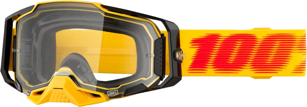 100% Armega Goggle Tetsu with Clear Lens - LiveTheGnar