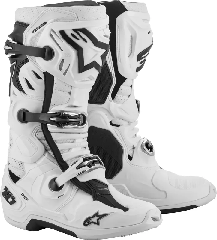 Alpinestars Tech 10 Supervented White Boots - LiveTheGnar
