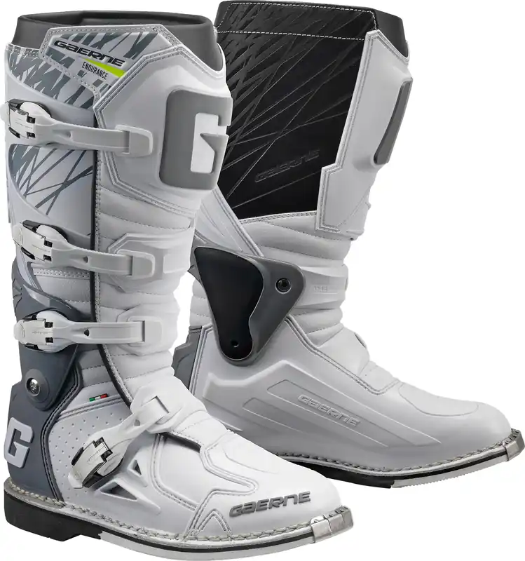 Gaerne Fastback White Boots - LiveTheGnar