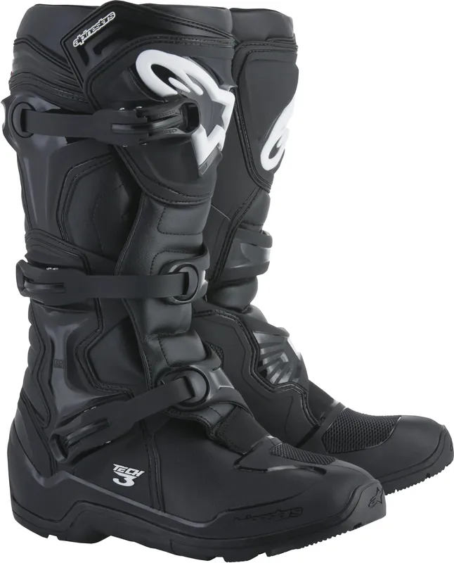 Alpinestars Tech 3 Enduro Black Boots - LiveTheGnar