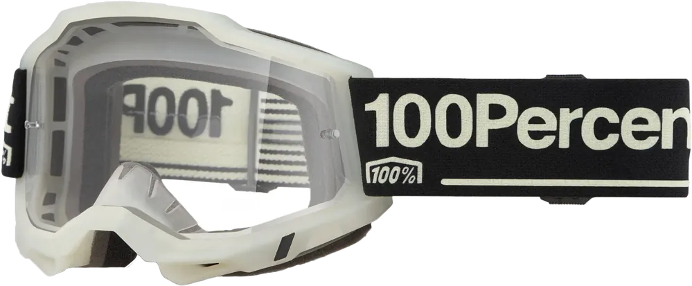 100% Accuri 2 Goggle Glow with Clear Lens - LiveTheGnar