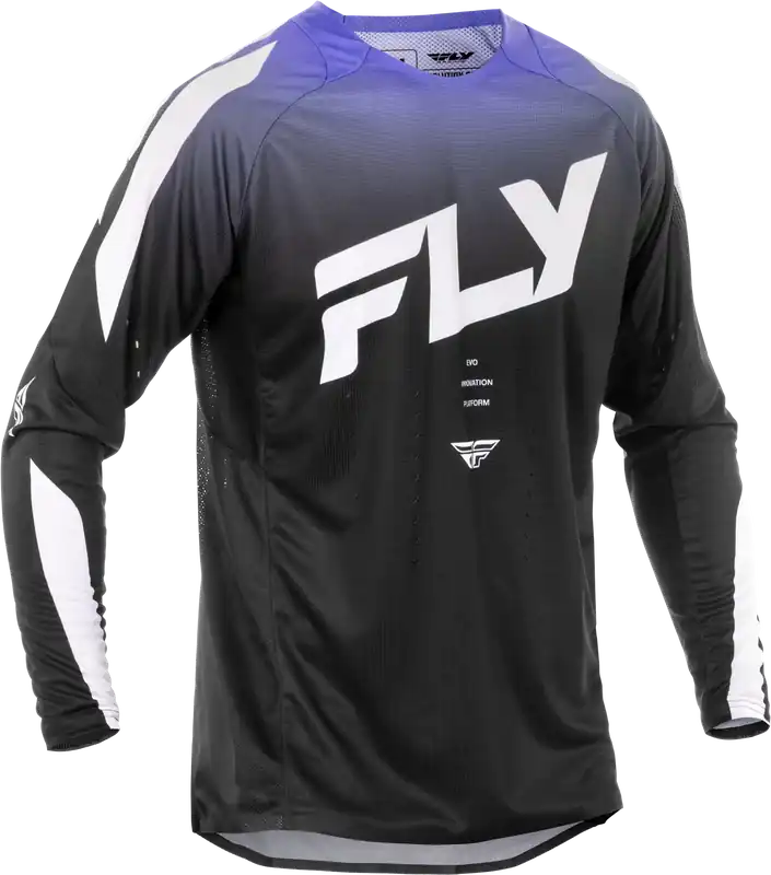 FLY RACING Evolution DST Black/White/Purple Jersey - LiveTheGnar