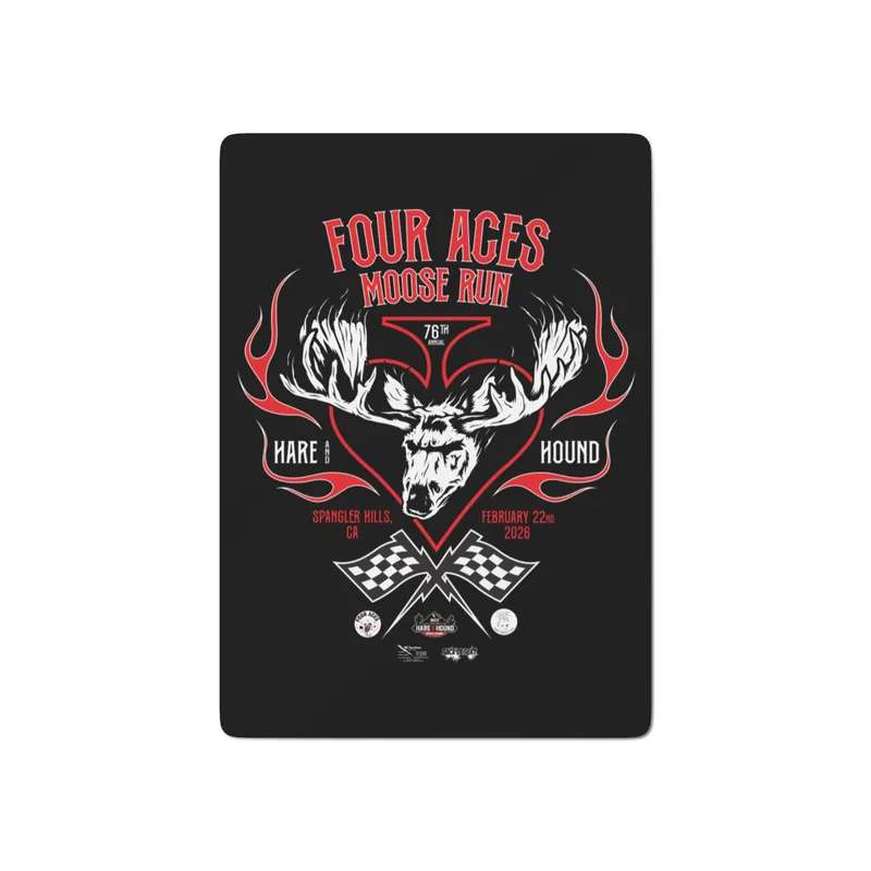 Four Aces 76th Annual Moose Run - Poker playing cards