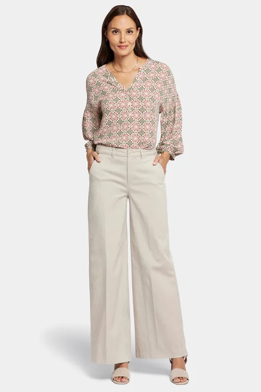 Whitney Trouser Pants - Feather