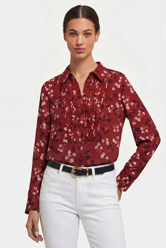 Tuxedo Blouse - Bienvenue
