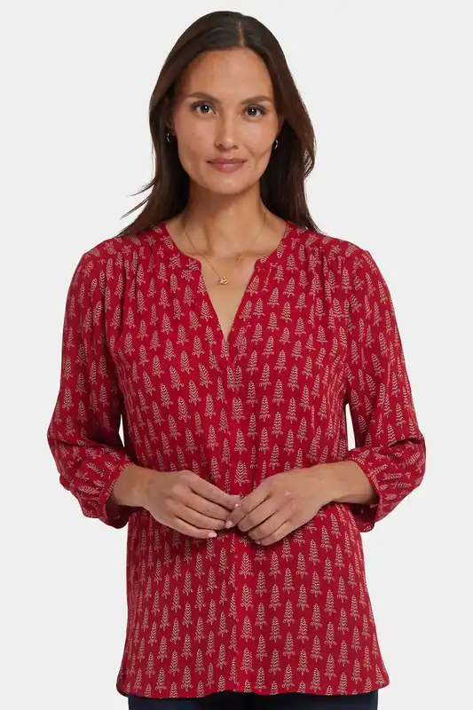Pintuck Blouse - Jacqueline