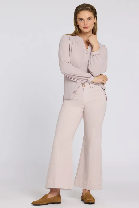Mia Palazzo Ankle Jeans - Rock Flower