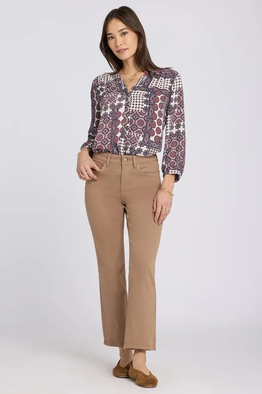 Marilyn Straight Ankle Jeans - Toasted Coconut