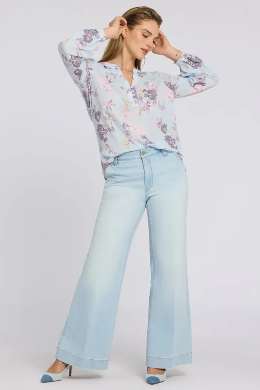 Mia Palazzo Jeans - Sky Valley