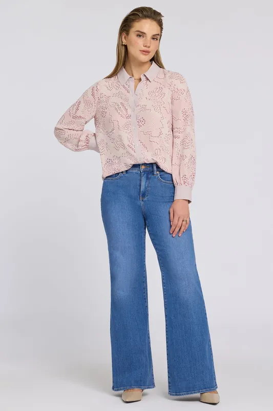Mia Palazzo Jeans In Tall - Blue Paradise