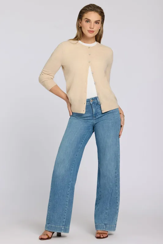 Teresa Wide Leg Jeans - Dawn Rock