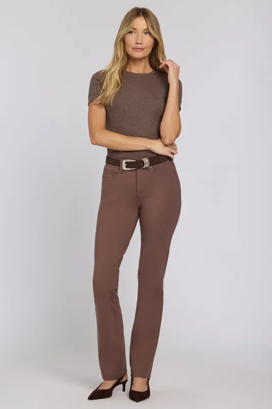 Marilyn Straight Pants - Deep Taupe