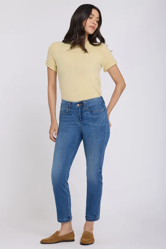 Sheri Slim Straight Ankle Jeans - Wild River