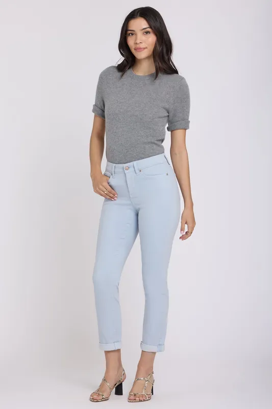 Sheri Slim Straight Ankle Jeans - Blue Clover