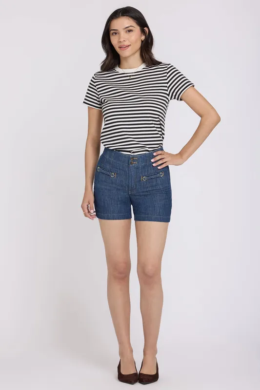 Kayla Denim Shorts - Medium Indigo