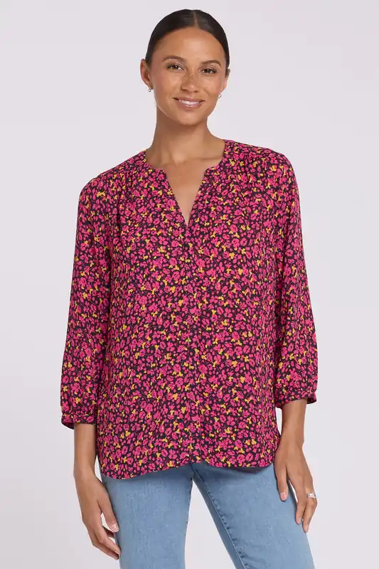 Pintuck Blouse - Evangeline