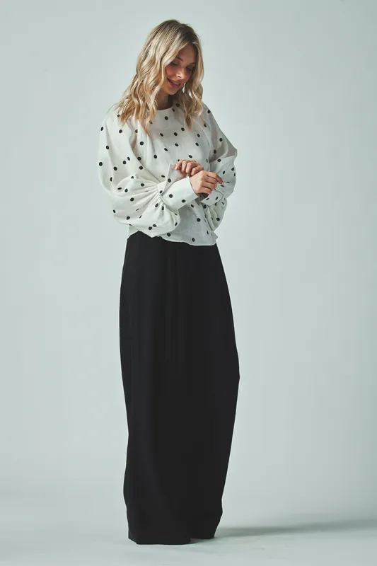 Madelyn top - Polka dots